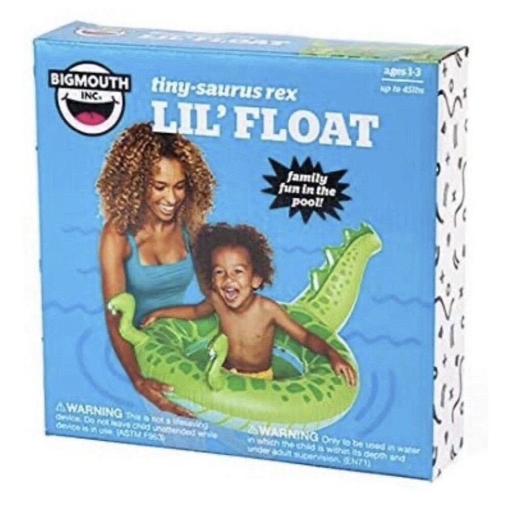 Big Mouth Tiny-Saurus Rex Dinosaur Tail Float Up to 45lbs Ages 1-3